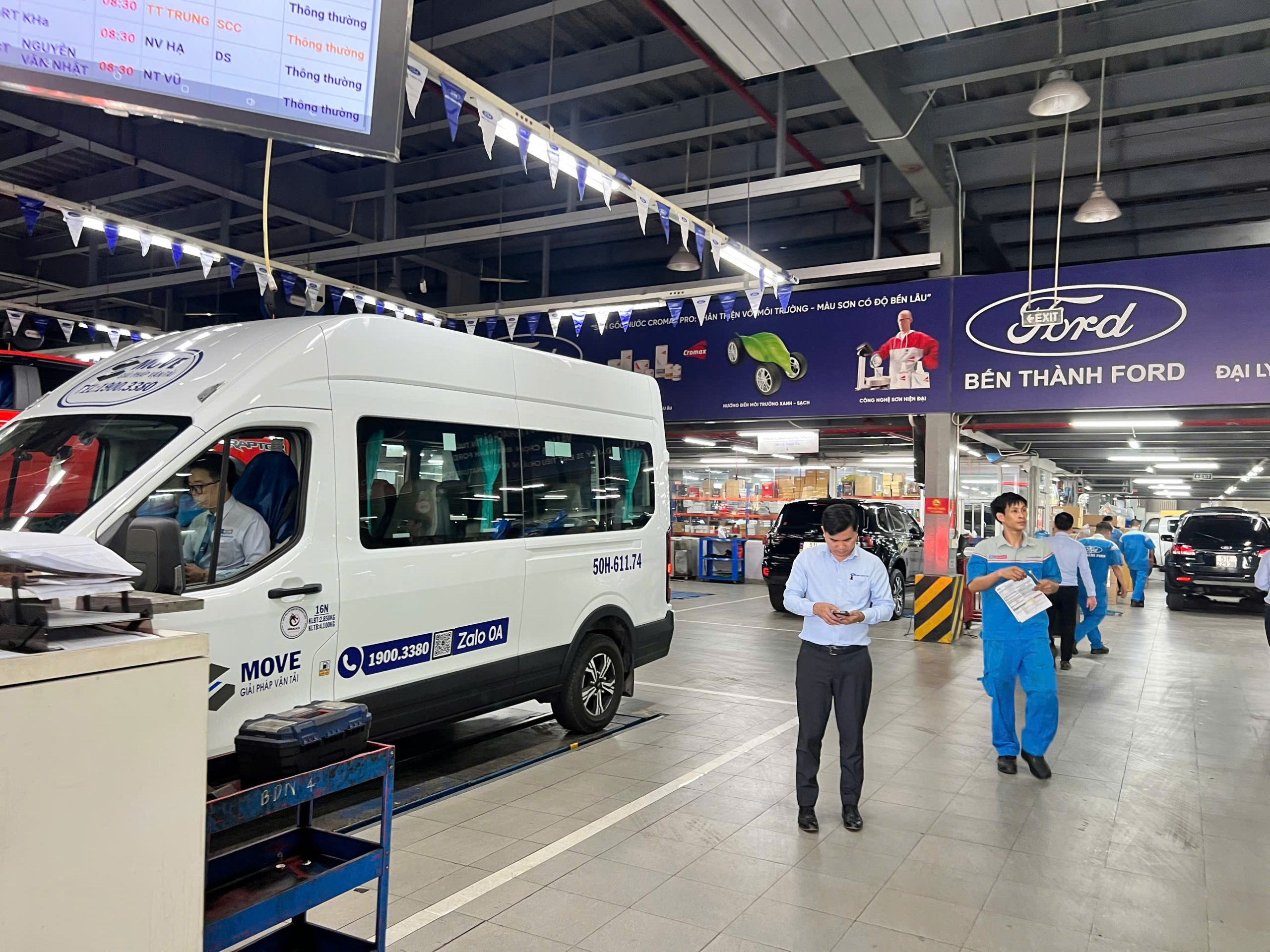 Bảo dưỡng hãng xe ford transit